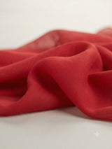 Cherry Red Cotton Lining Fabric: Soft, Breathable Dress Lining