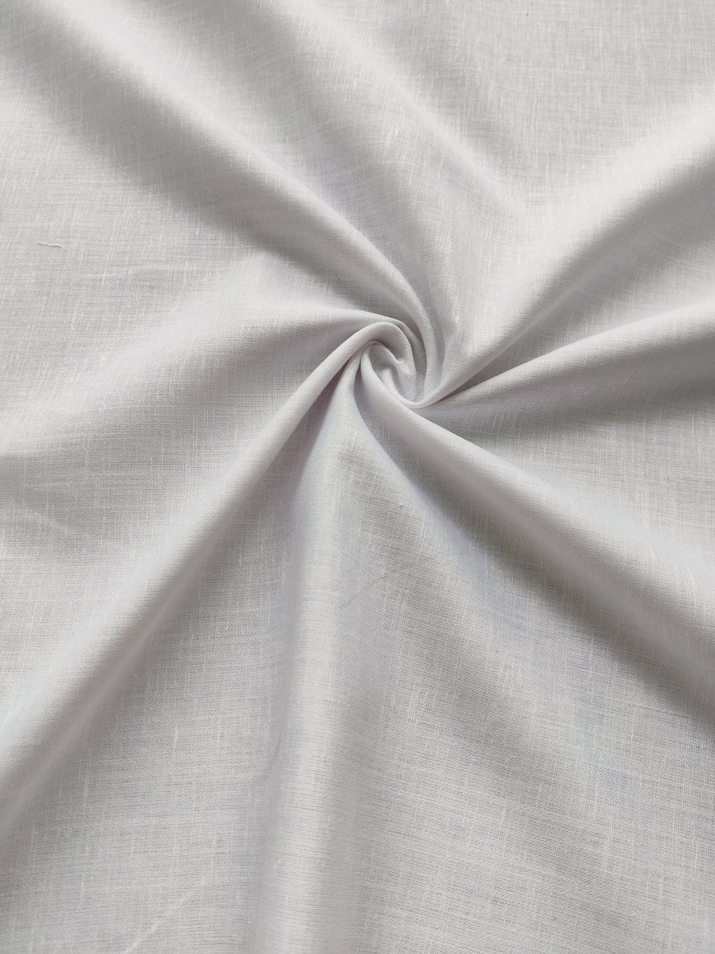 White Premium 60lea Italian Cotton Linen Fabric