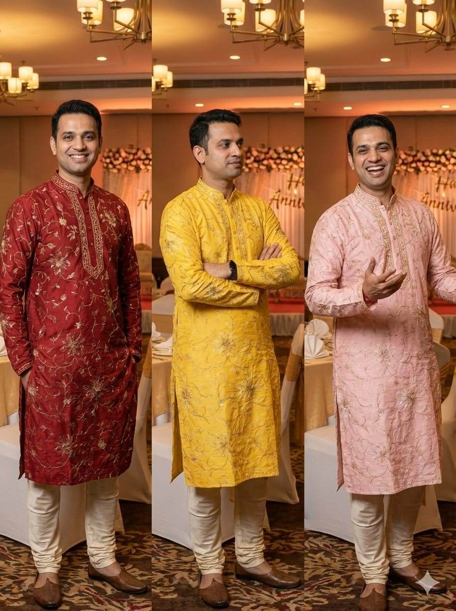 Dyeble Embroidered Khadi Cotton Fabric