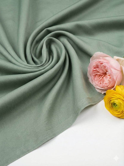 Cove Green Imported Korean Cotton shirting Fabric