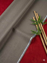 Mocha Brown 100% Organic Bamboo Cotton Linen Fabric