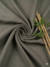 Mocha Brown 100% Organic Bamboo Cotton Linen Fabric