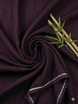 Burgundy Maroon 100% Organic Bamboo Cotton Linen Fabric