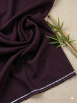 Burgundy Maroon 100% Organic Bamboo Cotton Linen Fabric