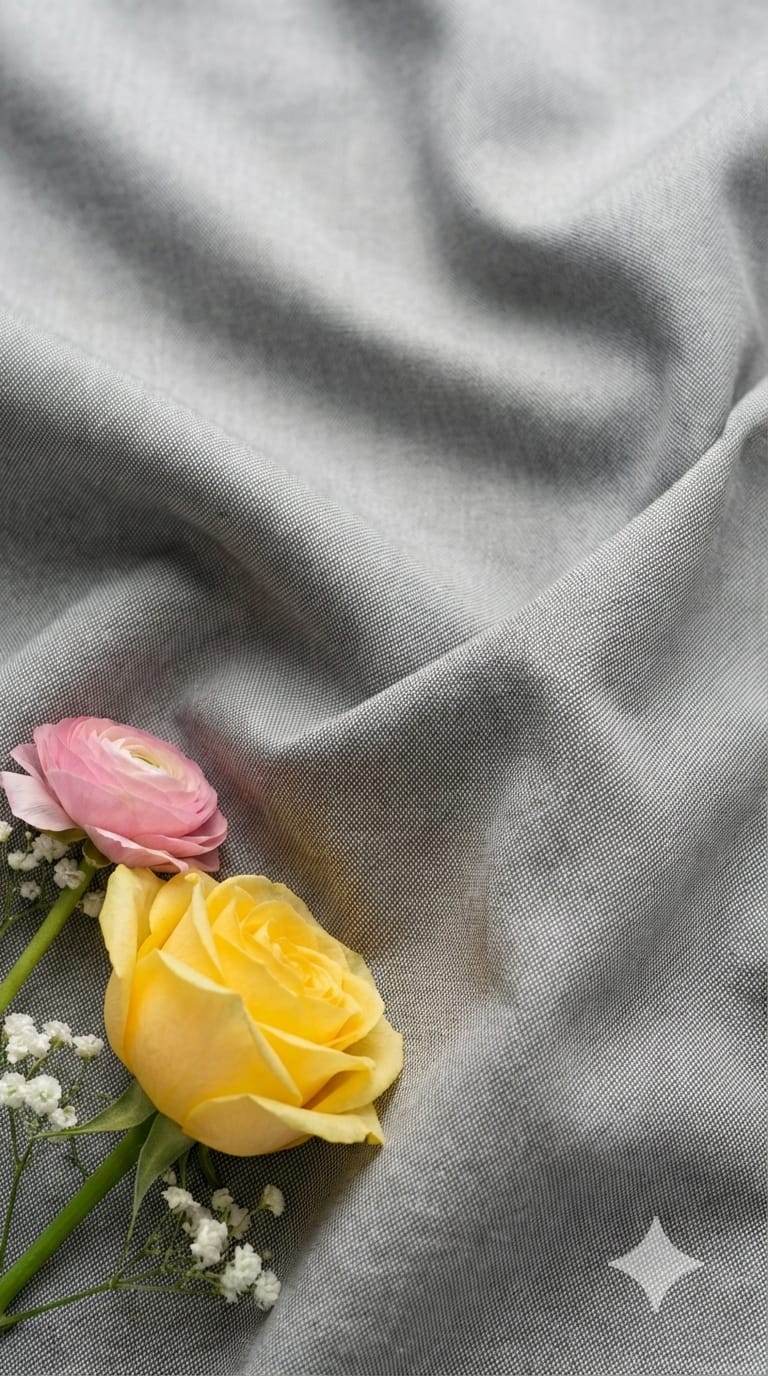 Grey shirting Fabric blend with cotton & polyster