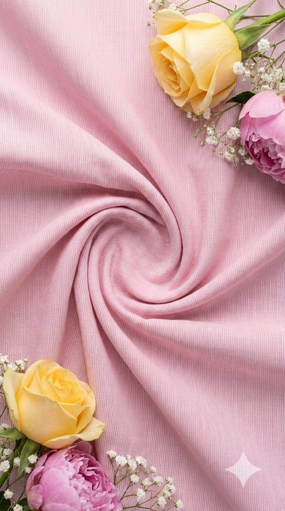 PINK Shirting Fabric Blend with Cotton & Polyster