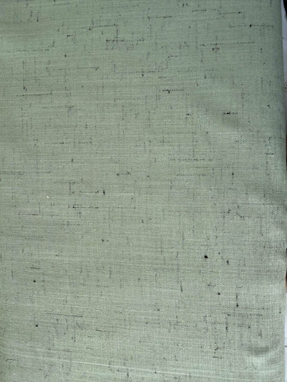 Pista Green with Black Dots shirting Fabric blend with cotton & polyster