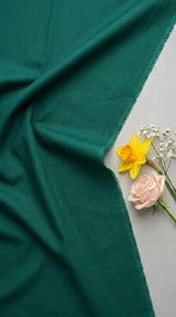 Green Premium Mul cotton Fabric