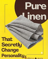 Premium 60 Lea 100 %Pure Jute Linen Fabric (0% Cotton)