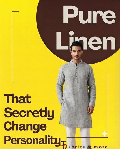 Premium 60 Lea 100 %Pure Jute Linen Fabric (0% Cotton)