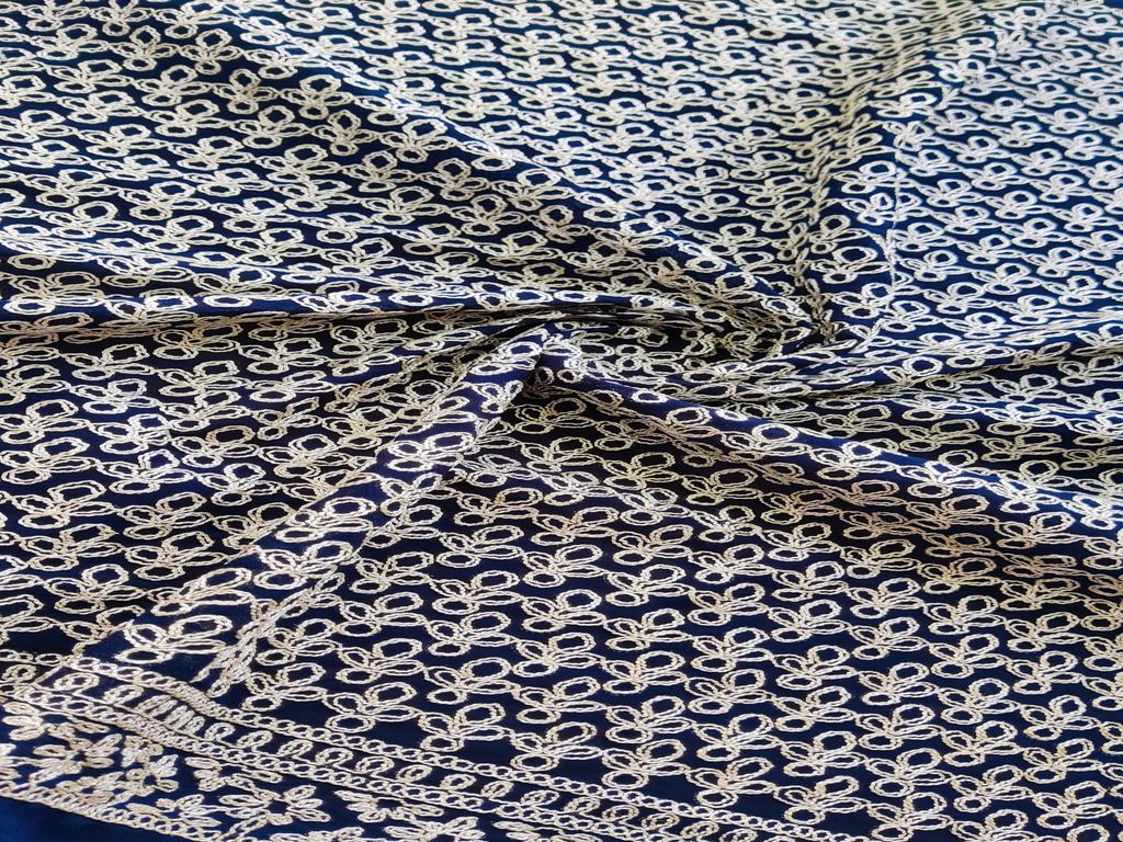 Dori Work Jaal Embroidered Georgette