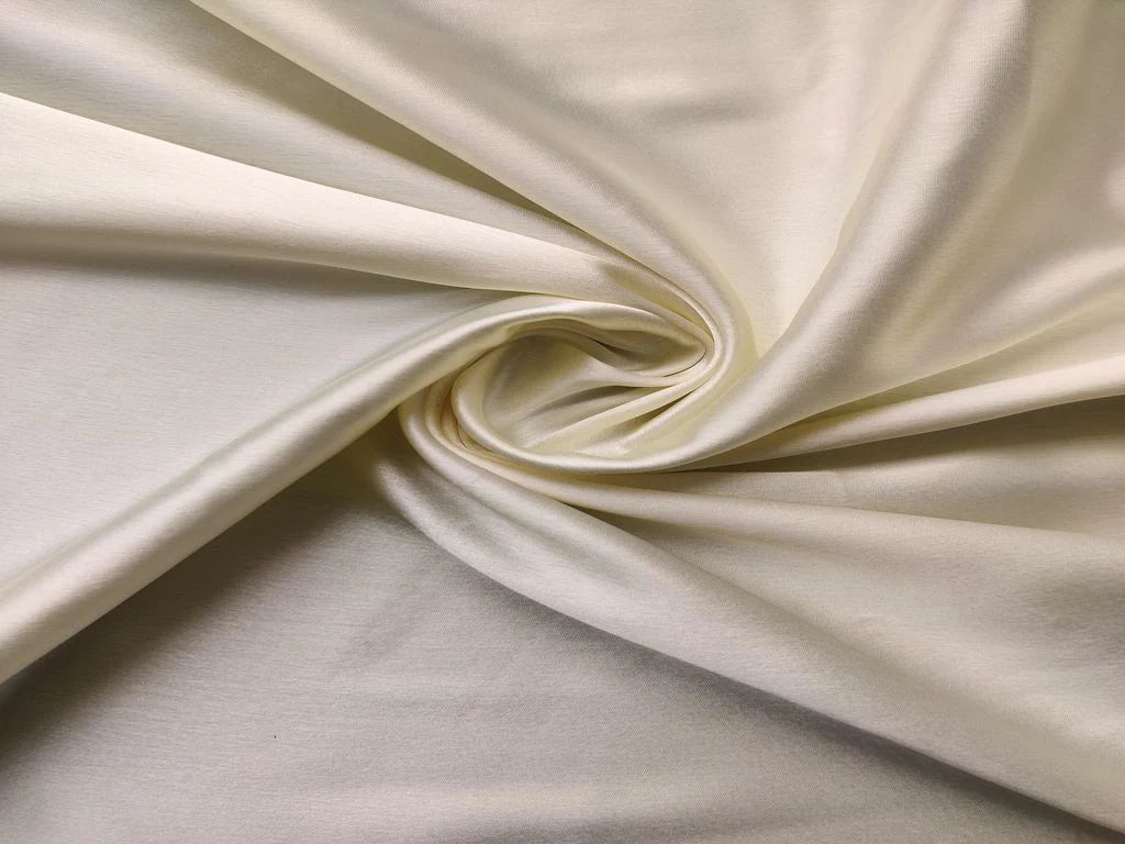 Lemon Yellow Plain Japanese Satin Fabric