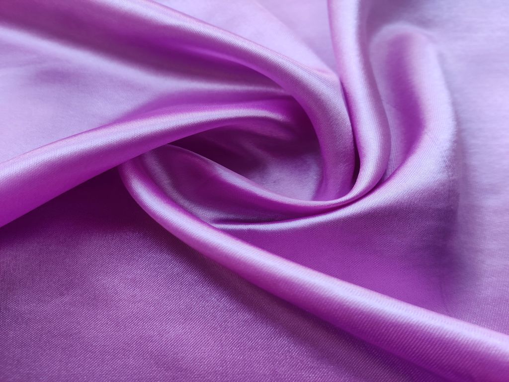 Mauve Plain Japanese Satin Fabric
