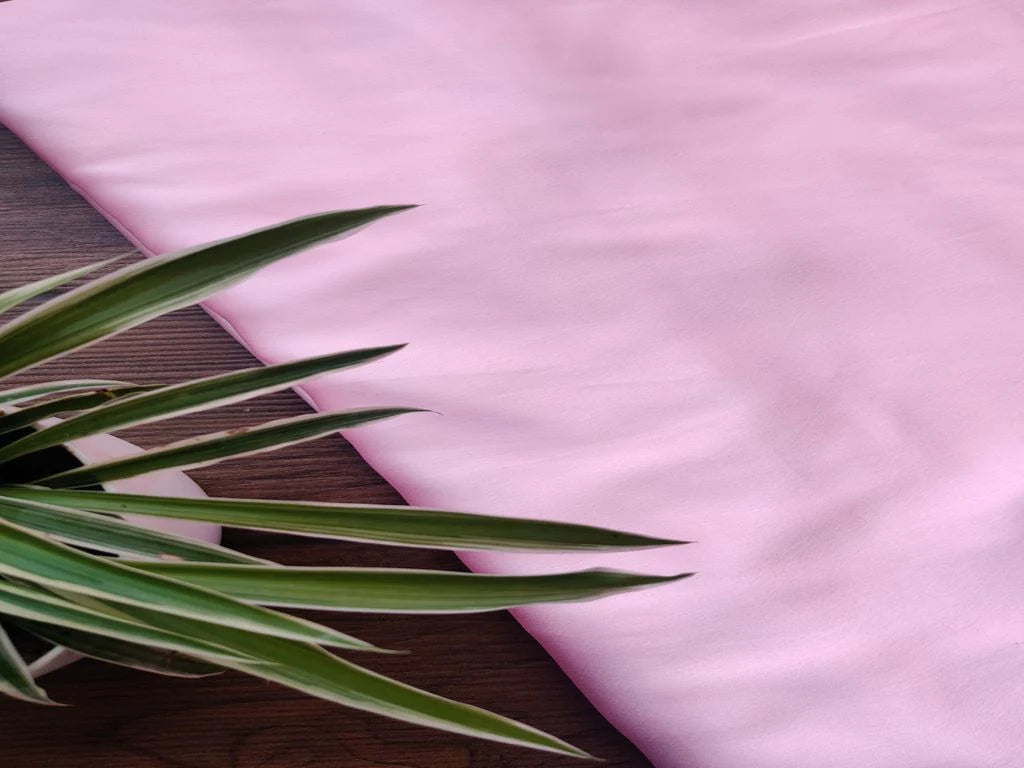 Pink Plain Japanese Satin Fabric