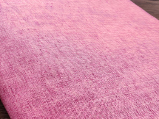 Pink Plain Premium Linen Fabric