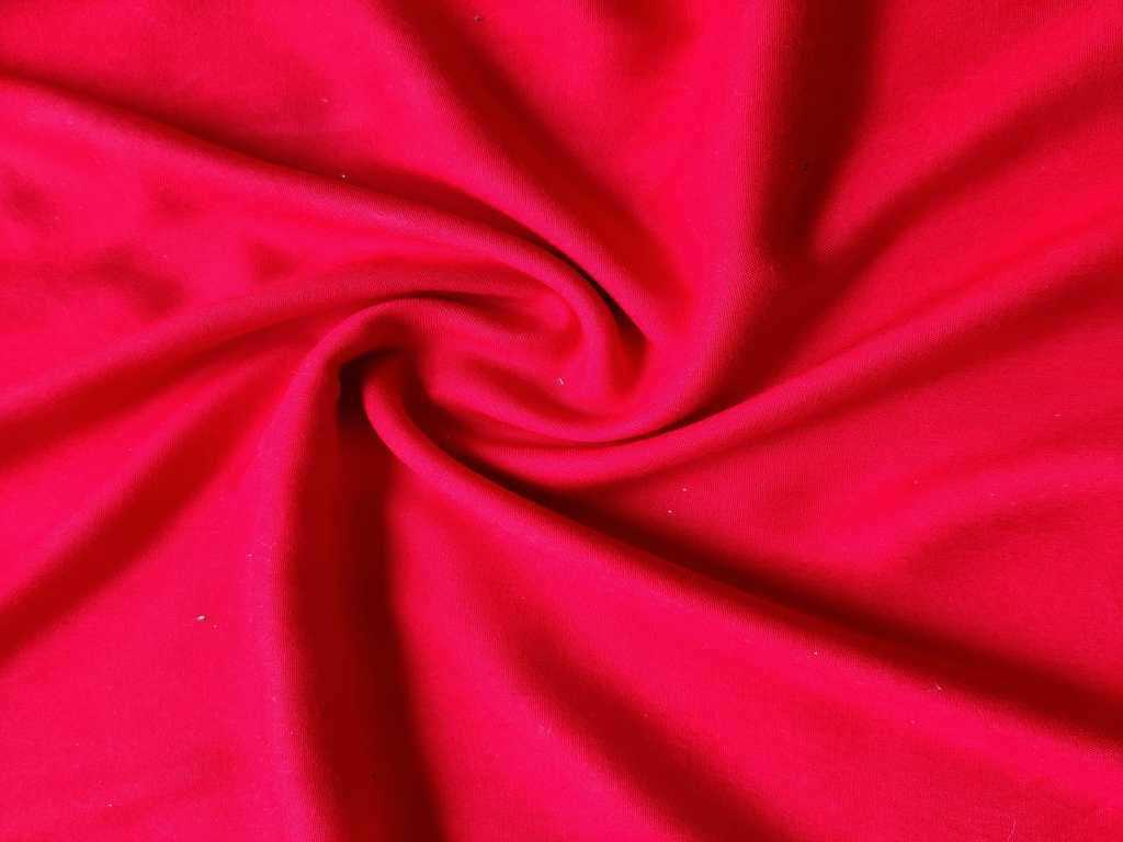 Red Plain Premium Quality Rayon Fabric