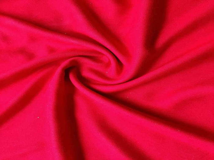 Red Plain Premium Quality Rayon Fabric