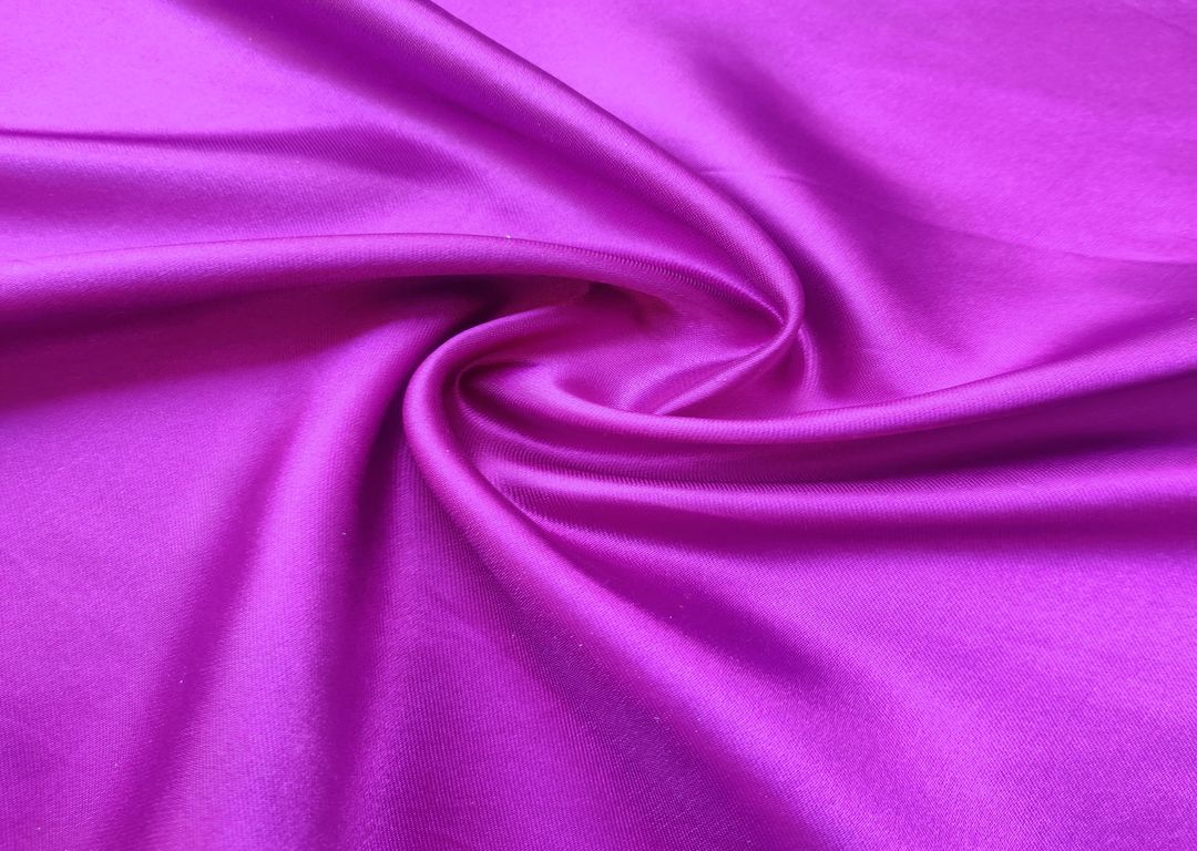 Purple Plain Japanese Satin Fabric