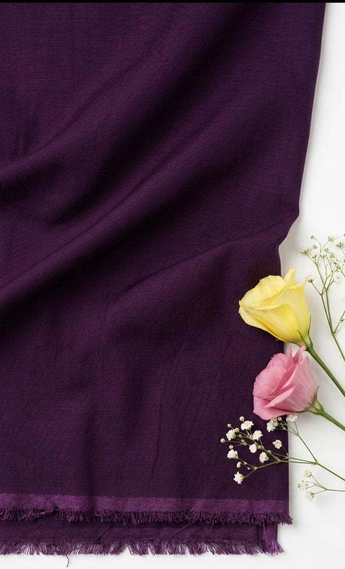 Dark Purple 60 lea Premium Cotton Linen