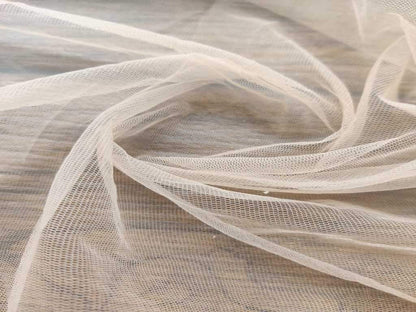 Beige Mono Net Fabric