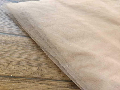 Beige Mono Net Fabric