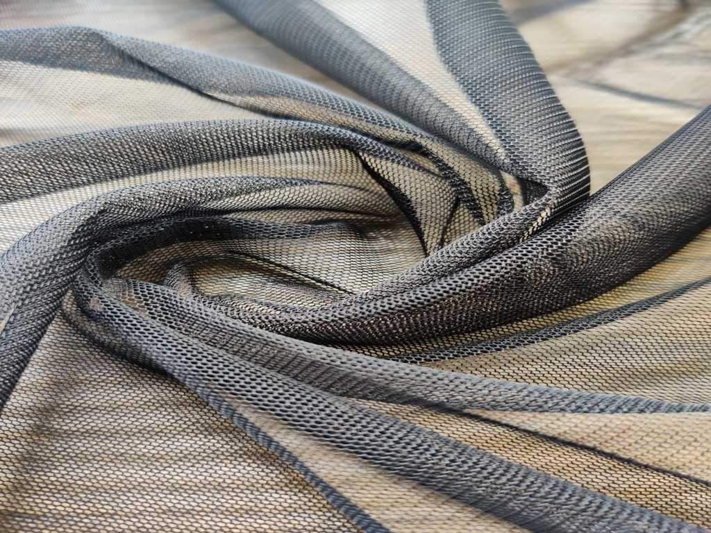 Black Soft Net Fabric