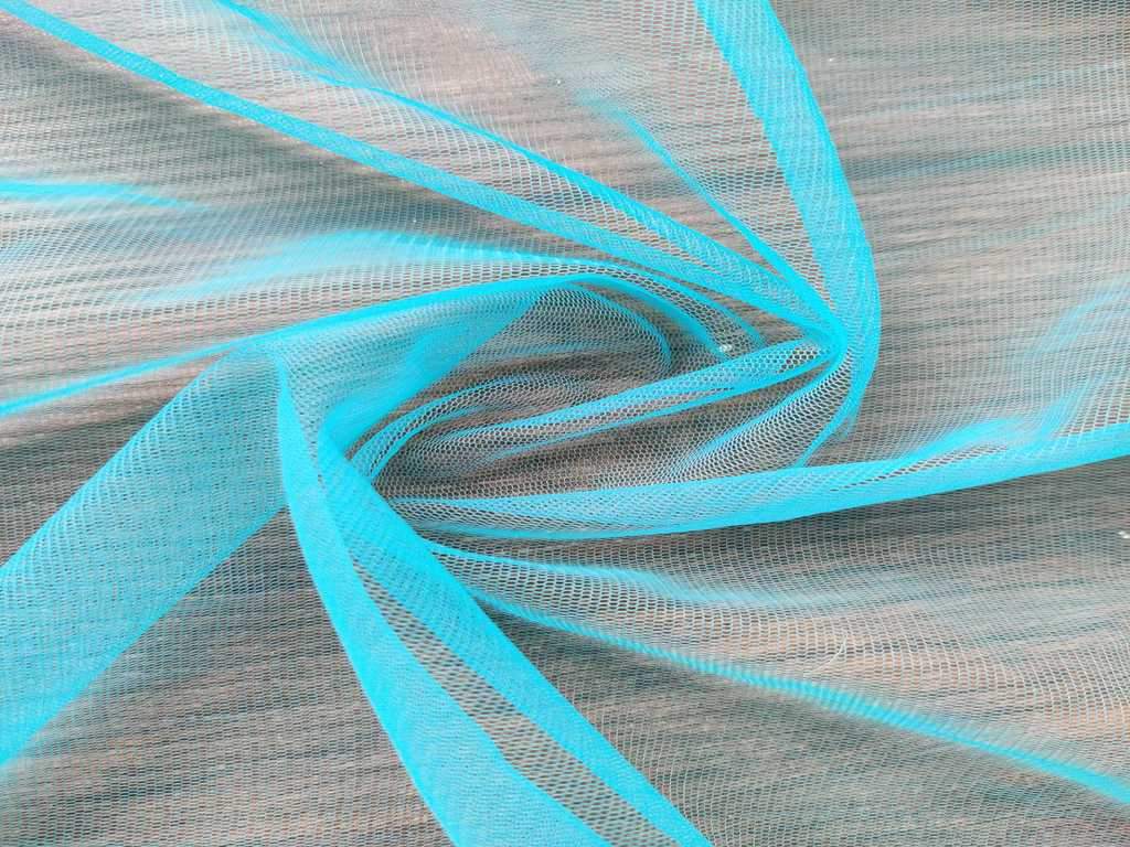 Blue Soft Net Fabric