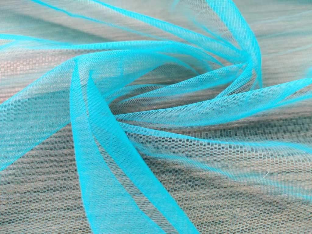 Blue Soft Net Fabric
