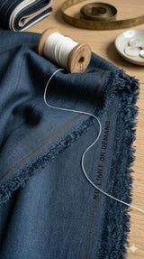 Cobalt Blue Premium Cotton for Shirting