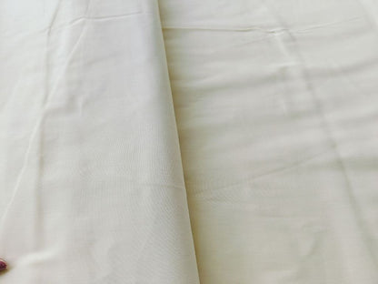 Cream Premium Mul Cotton Fabric
