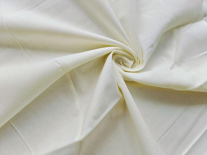 Cream Premium Mul Cotton Fabric