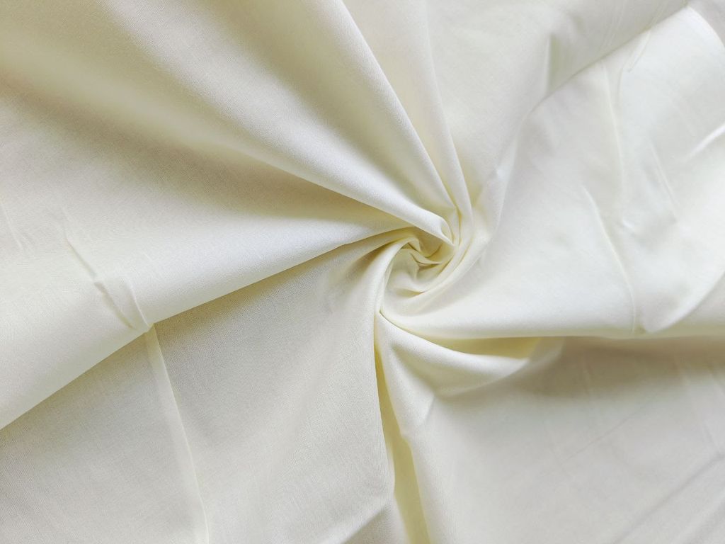 Cream Premium Mul Cotton Fabric