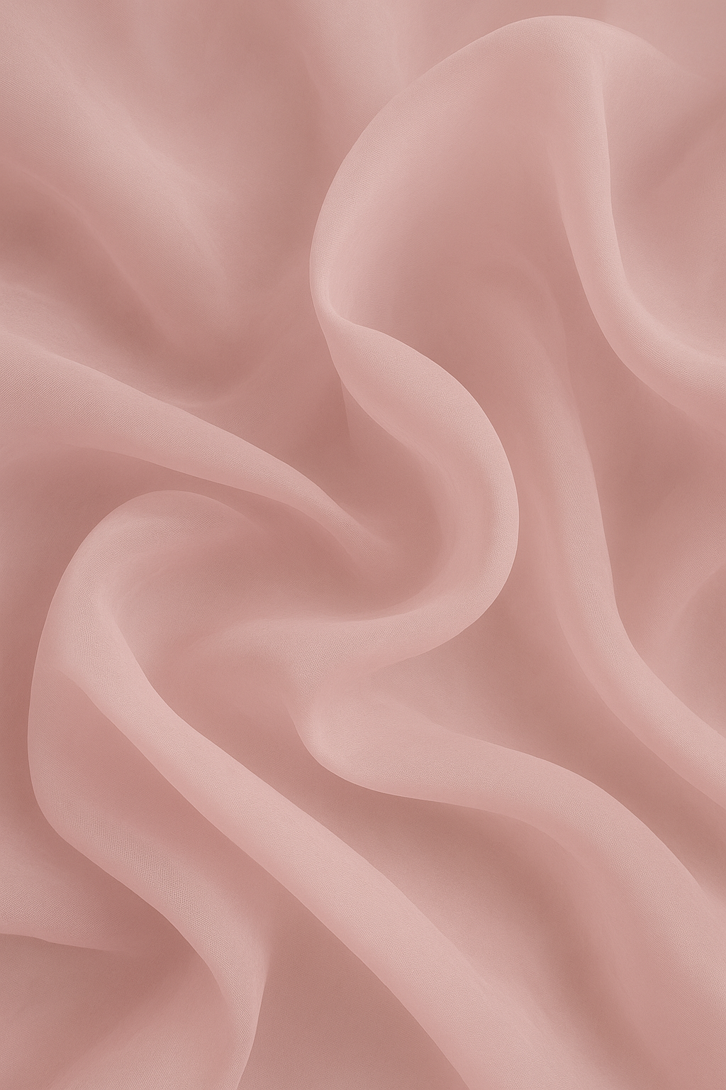Baby Pink Fine Quality Organza Fabric