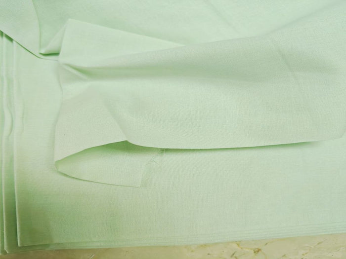 Pista Green Premium Mul Cotton Fabric