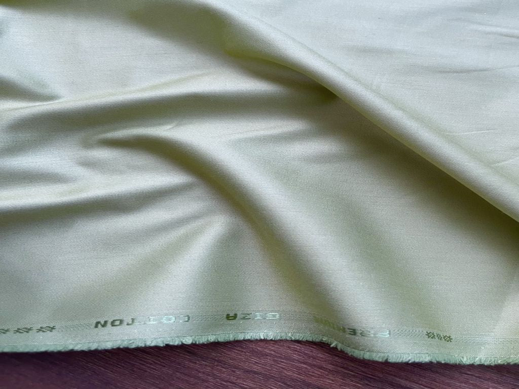 Green Plain Premium Giza Cotton Fabric