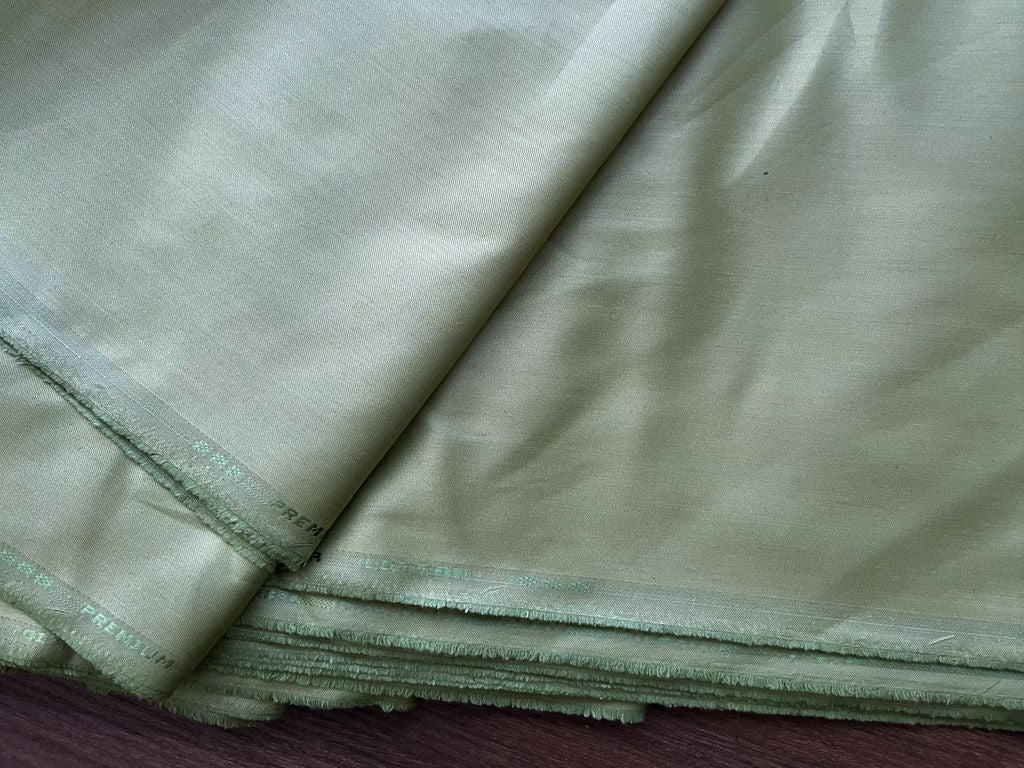 Green Plain Premium Giza Cotton Fabric