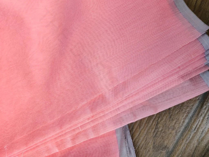 Pink Chanderi Fabric