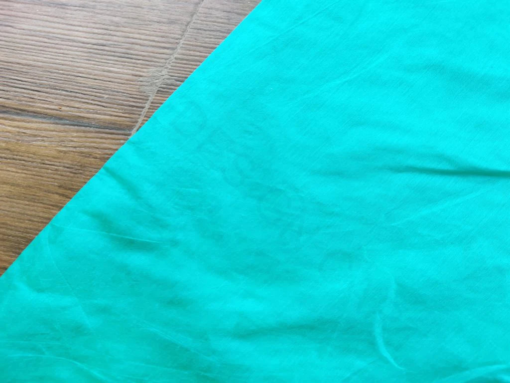 Sea Blue Plain Chanderi Fabric