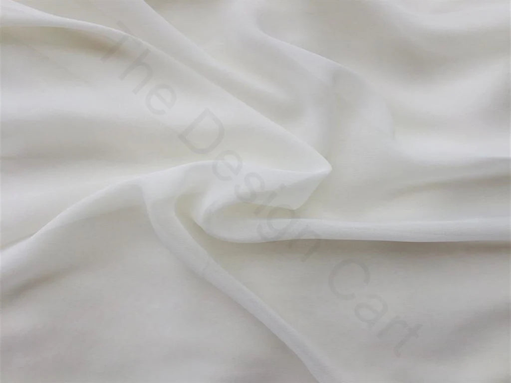 White Dyeable viscosr Georgette