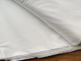 White Plain Tesla Premium Cotton Fabric