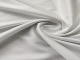 White Plain Tesla Premium Cotton Fabric