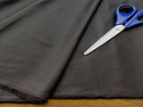 Black Plain Tesla Premium Cotton Fabric