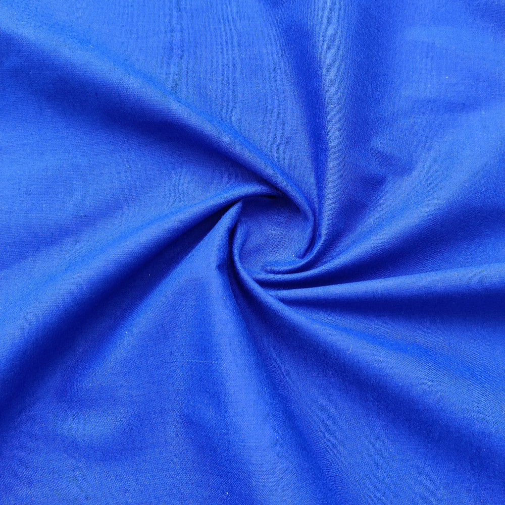 Ink Blue Plain Cotton Fabric