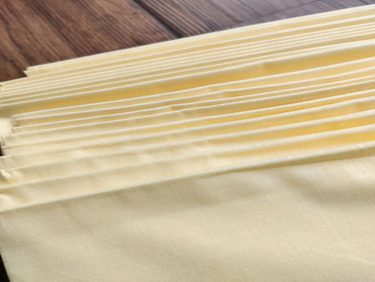 Lemon Yellow Sustainable Linen Fabric