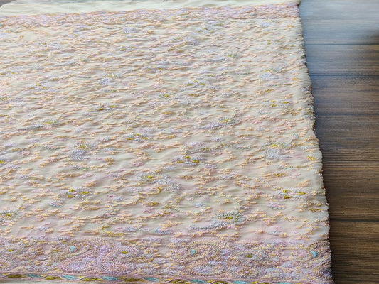 Multicolor Floral Kashmiri Georgette Fabric
