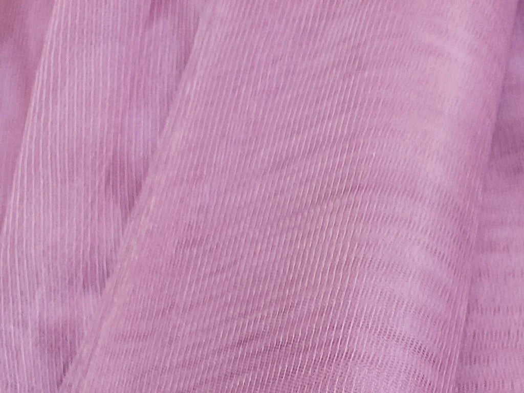 Blush Pink Plain Mono Net Fabric