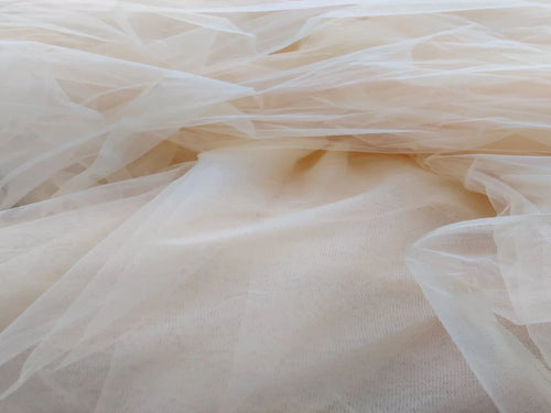 Alphonso Yellow Plain Mono Net Fabric (Width: 57 Inches)