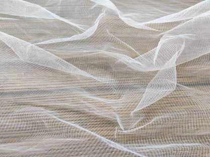 Light Grey Mono Net Fabric