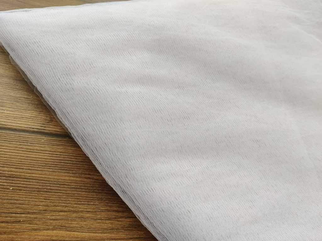 Light Grey Mono Net Fabric