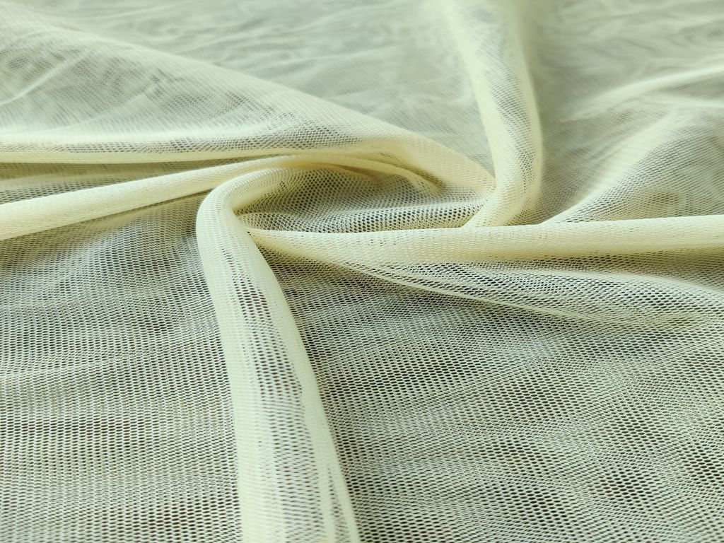 Light Yellow Soft Net Fabric